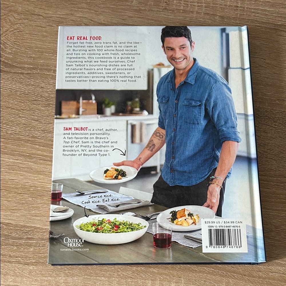100% Real Cookbook by Sam Talbot - Picture 2 of 2